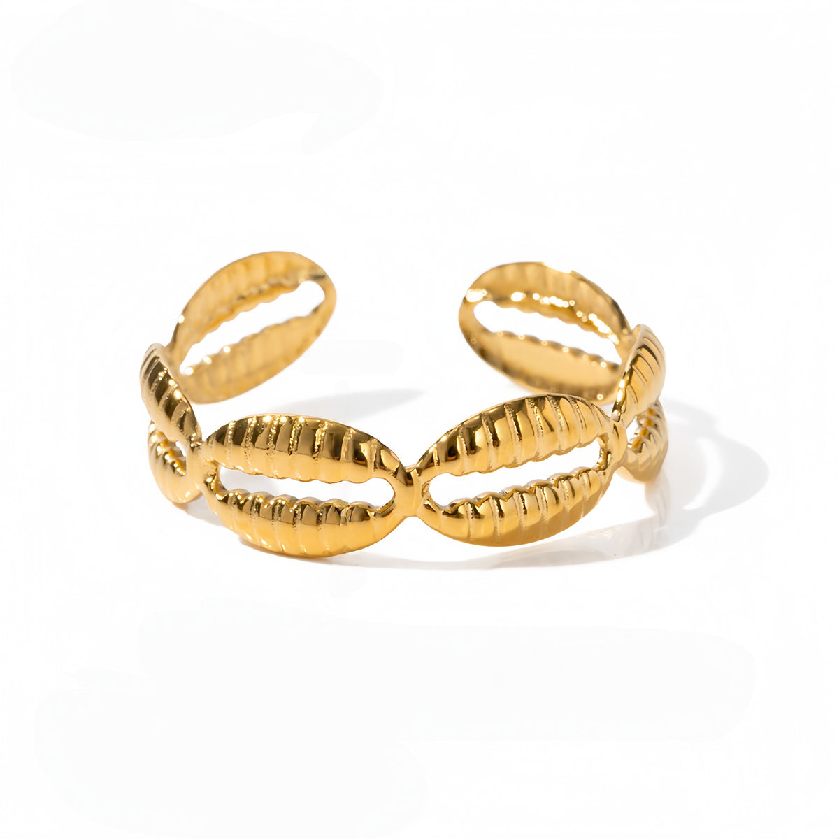 Cowrie Shell Band Ring