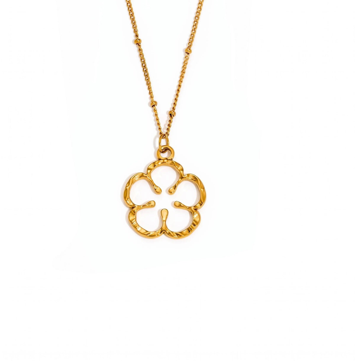 Porcelain Petal Necklace