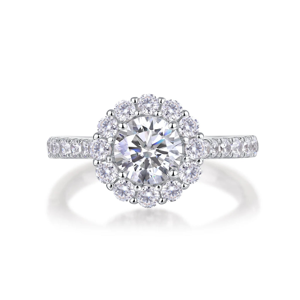 Rebecca - Halo Round Stone Engagement Ring