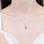 Necklace with a pendant on a mannequin