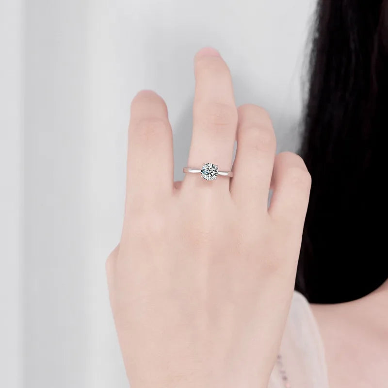 Frances - Round Stone Engagement Ring