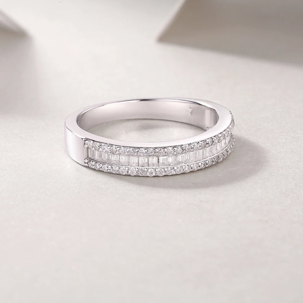 Channel Set Baguette Anniversary Ring
