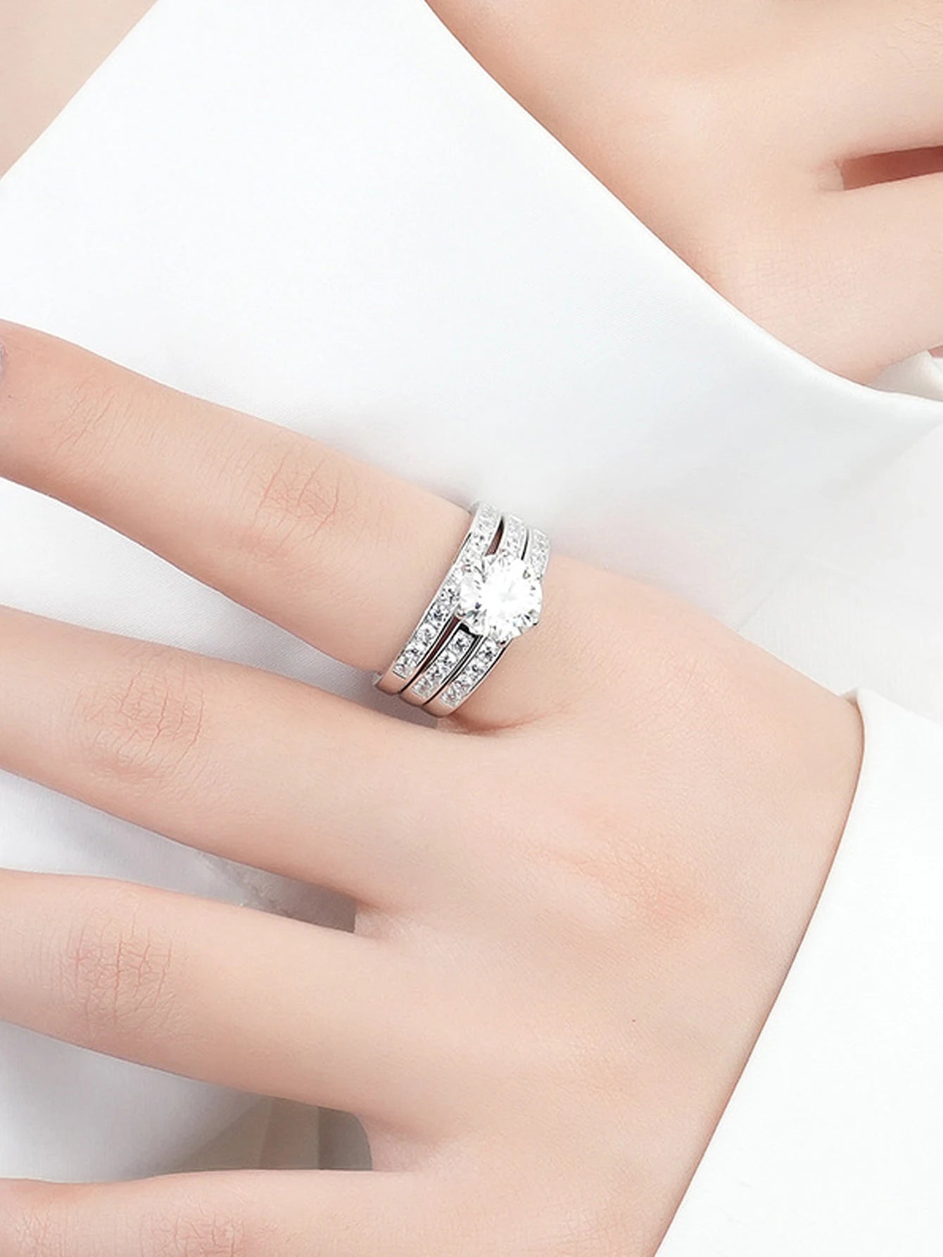 Diane - Full Stack Pave Engagement Ring