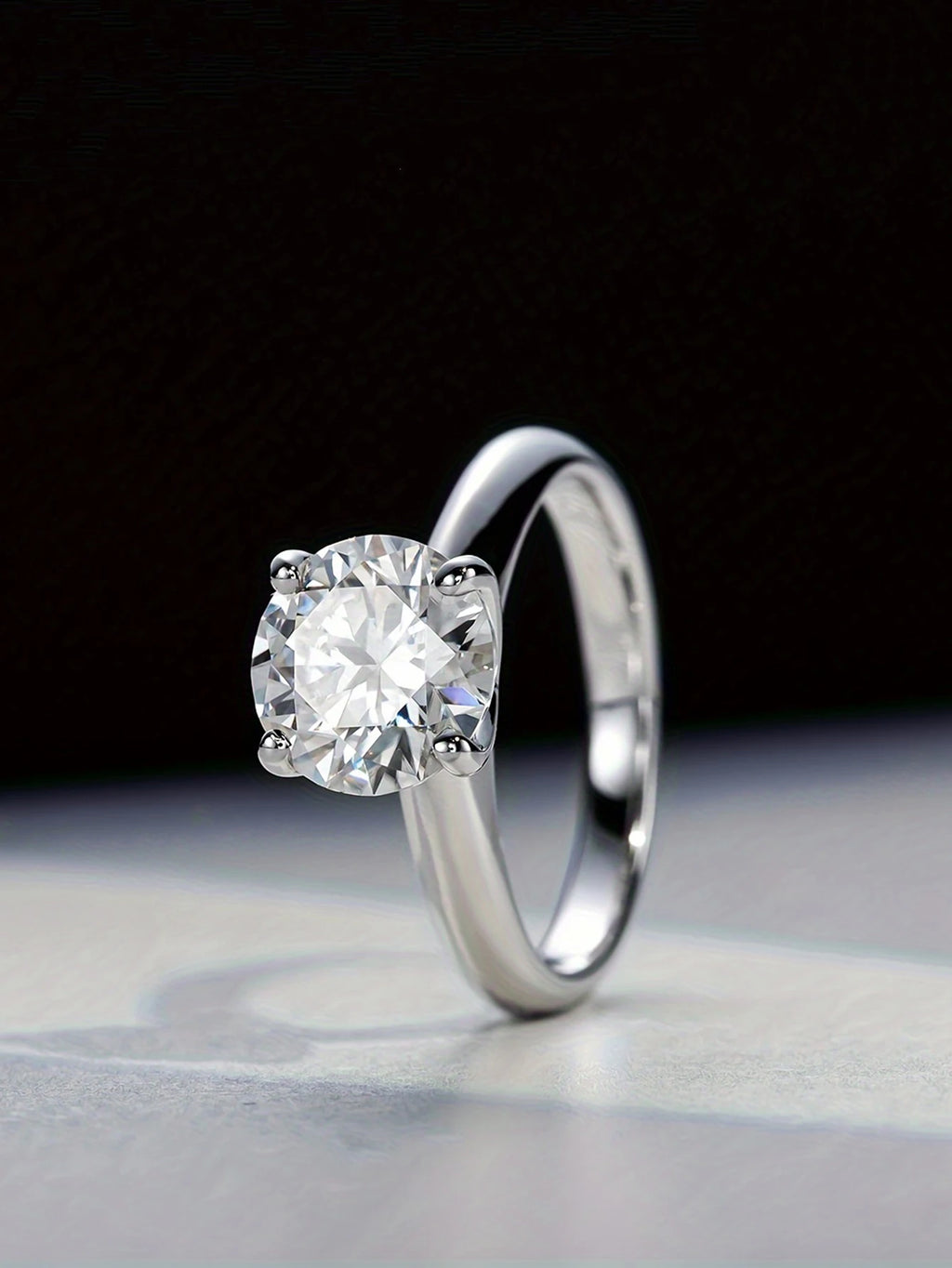 Frances - Round Stone Engagement Ring