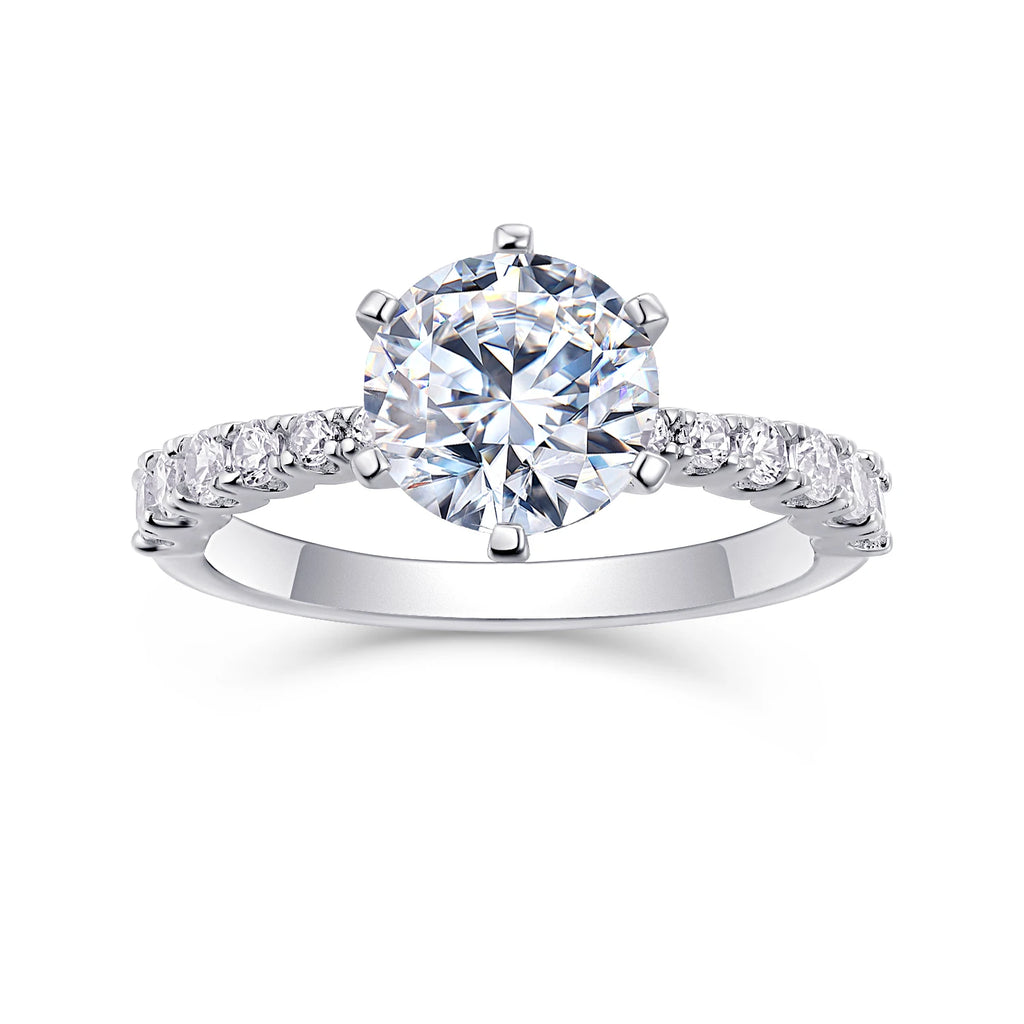 Alexandra - Round Stone Engagement Ring