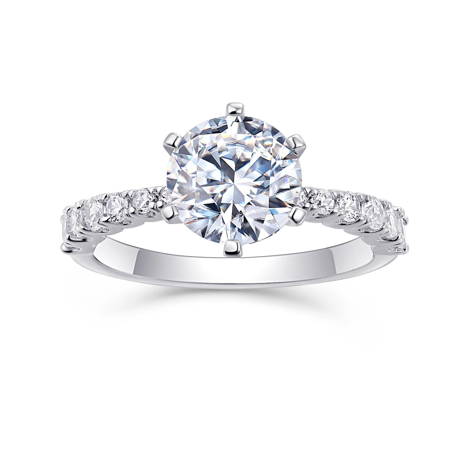 Alexandra - Round Stone Engagement Ring