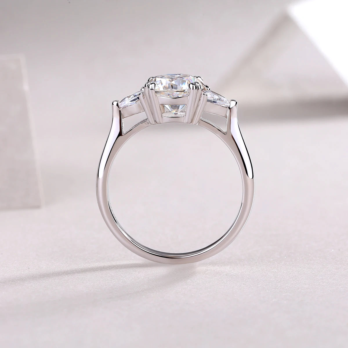 Eve - 3 Stone Marquise Shape Engagement Ring