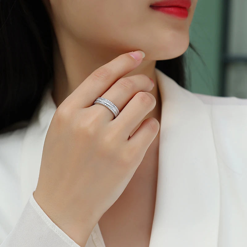 Three Layer Anniversary Ring