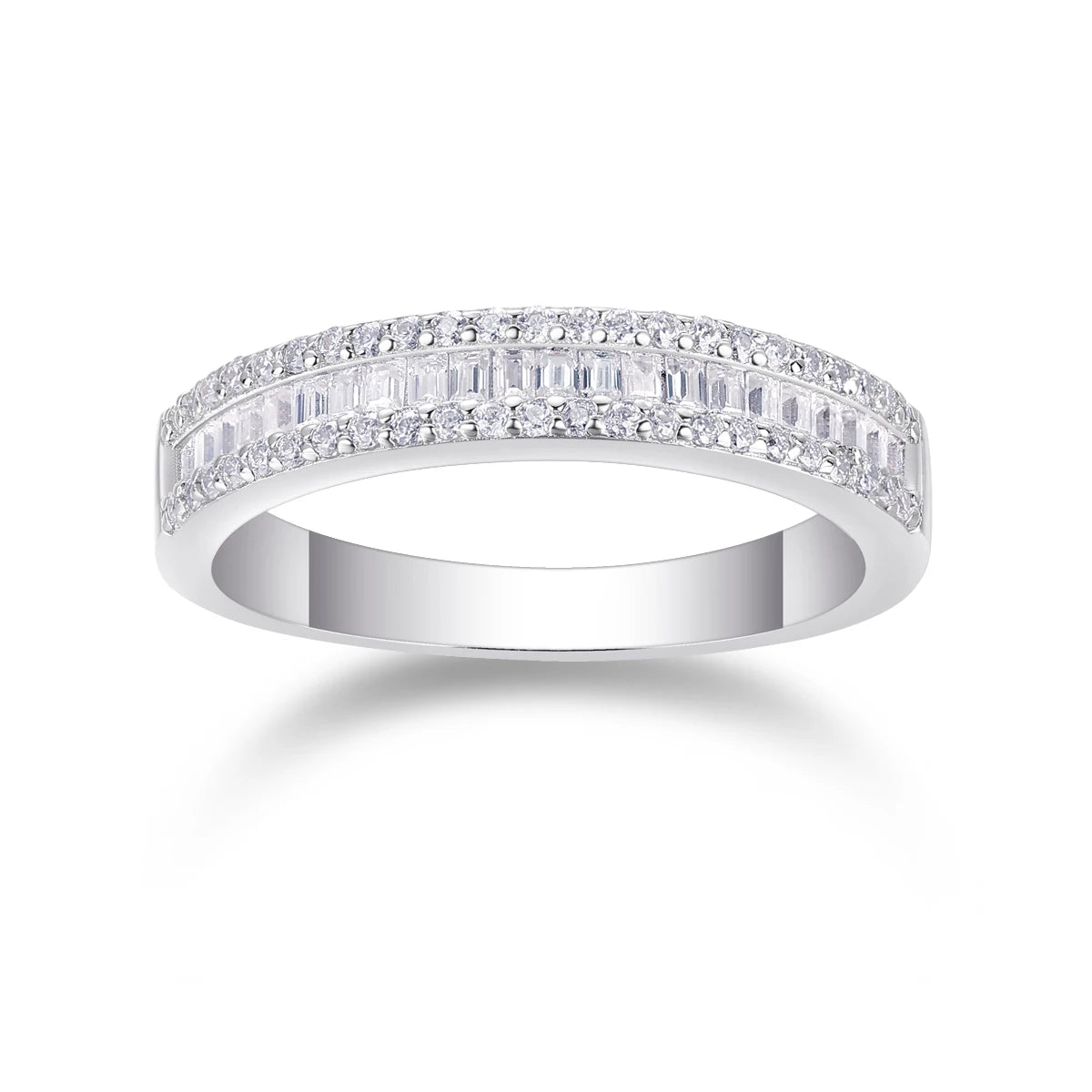 Channel Set Baguette Anniversary Ring