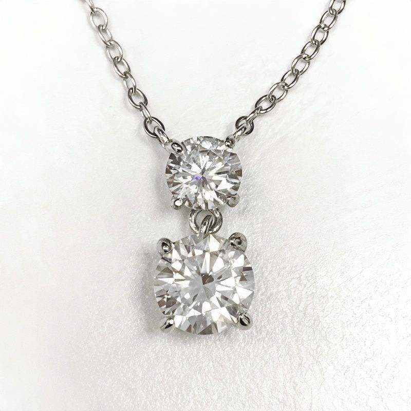 Seraphina Double-Drop Pendant Necklace