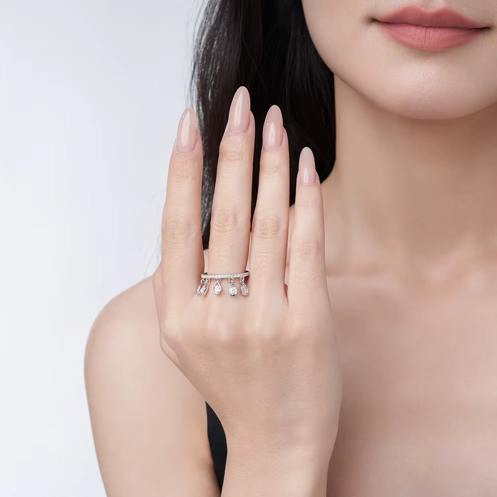 Stackable Dangle Ring