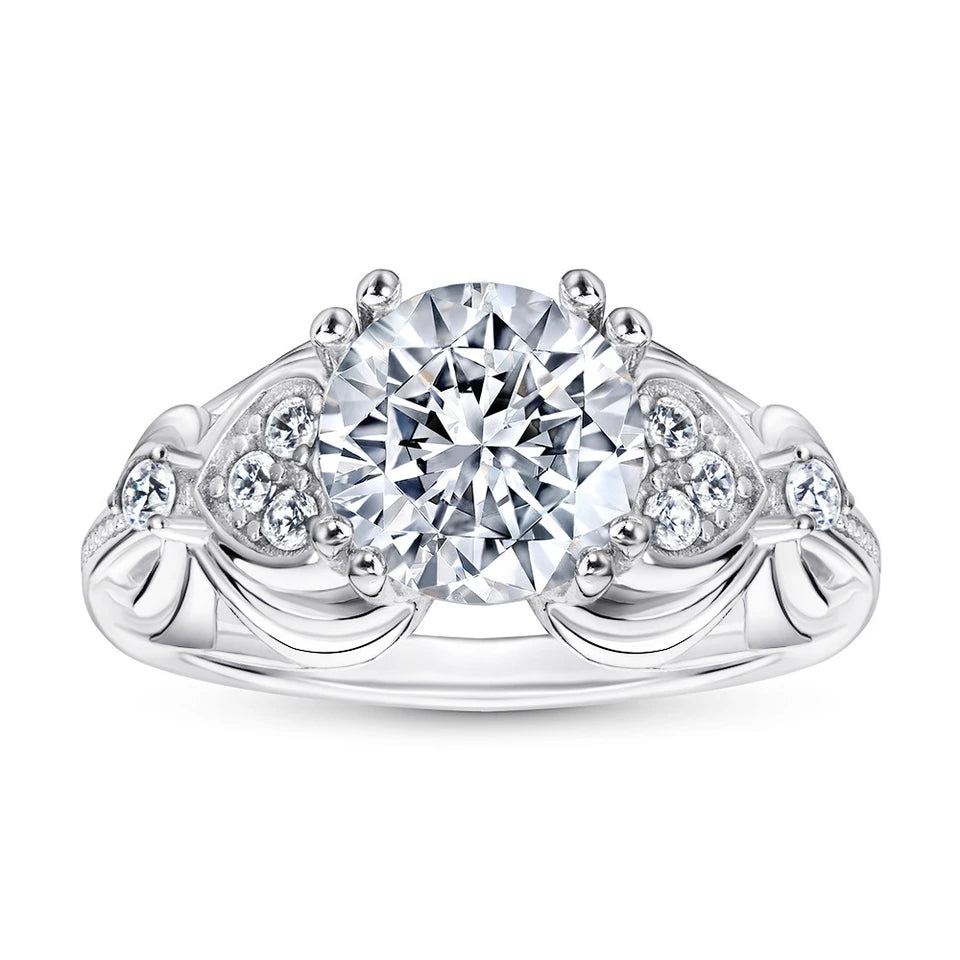 Leia - Floral Engagement Ring