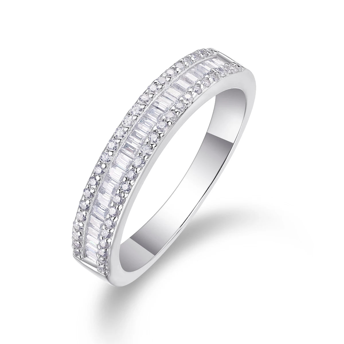 Channel Set Baguette Anniversary Ring