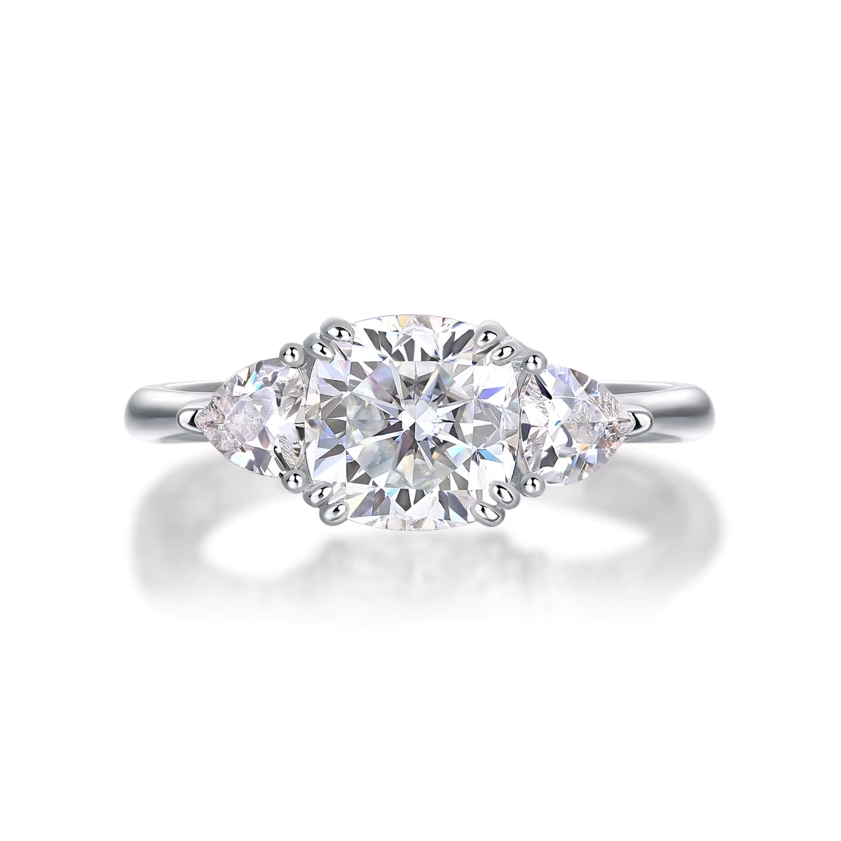 Eve - 3 Stone Marquise Shape Engagement Ring