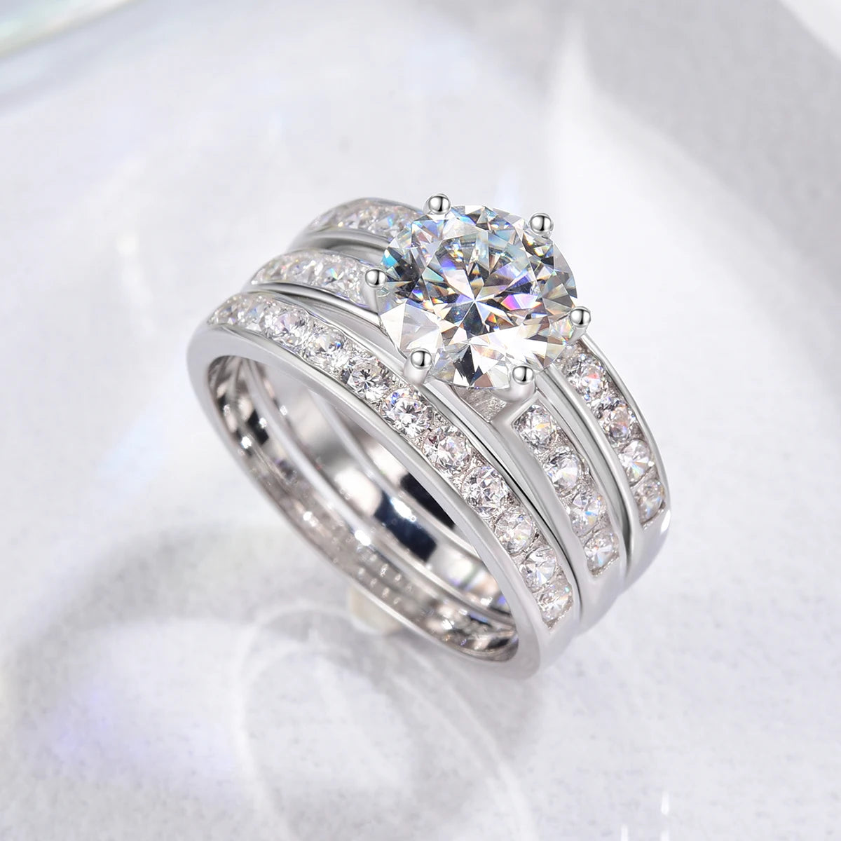 Diane - Full Stack Pave Engagement Ring