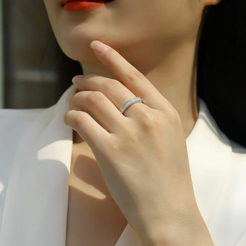 Channel Set Baguette Anniversary Ring