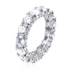 Brooklyn eternity wedding band with moissanite – 925 sterling silver