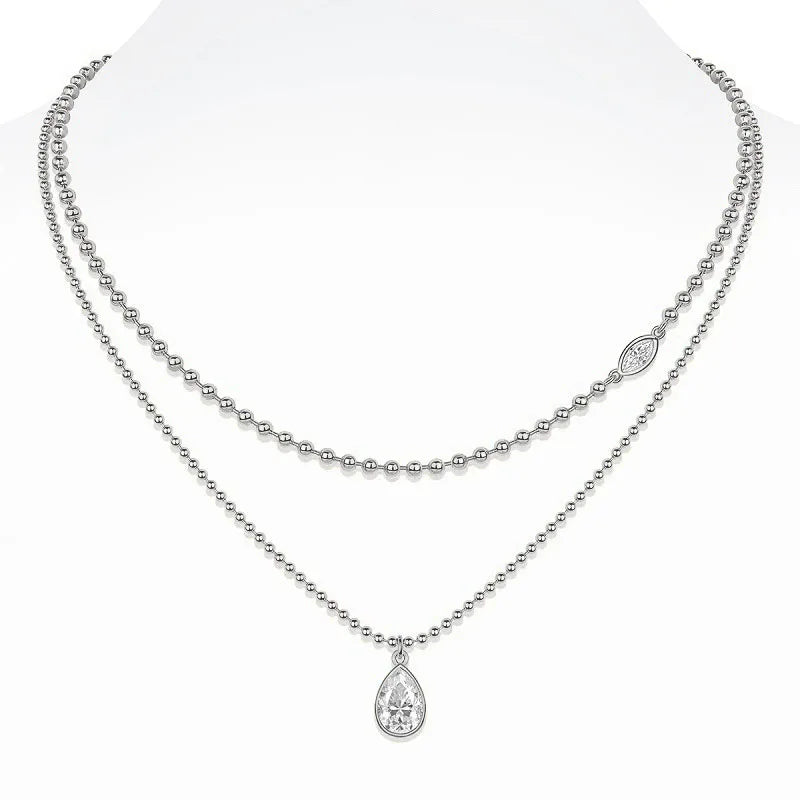 Multi-Layer Bezel Necklace