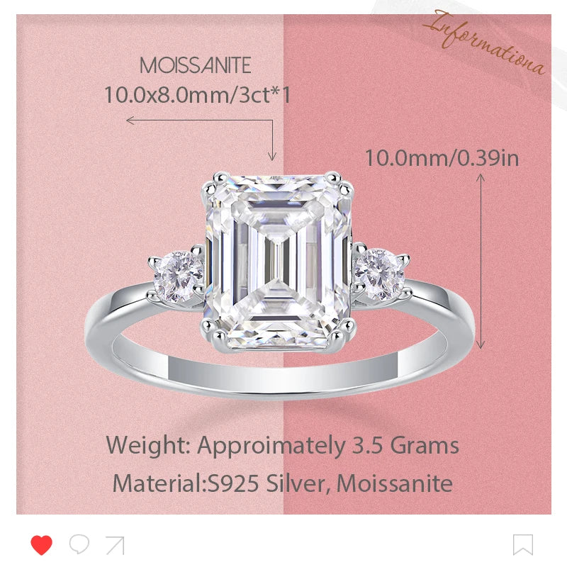 3 Stone Engagement Ring