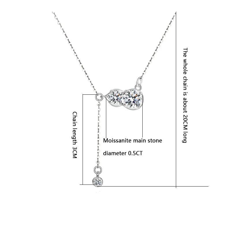 Lumina Lariat Drop Chain Necklace