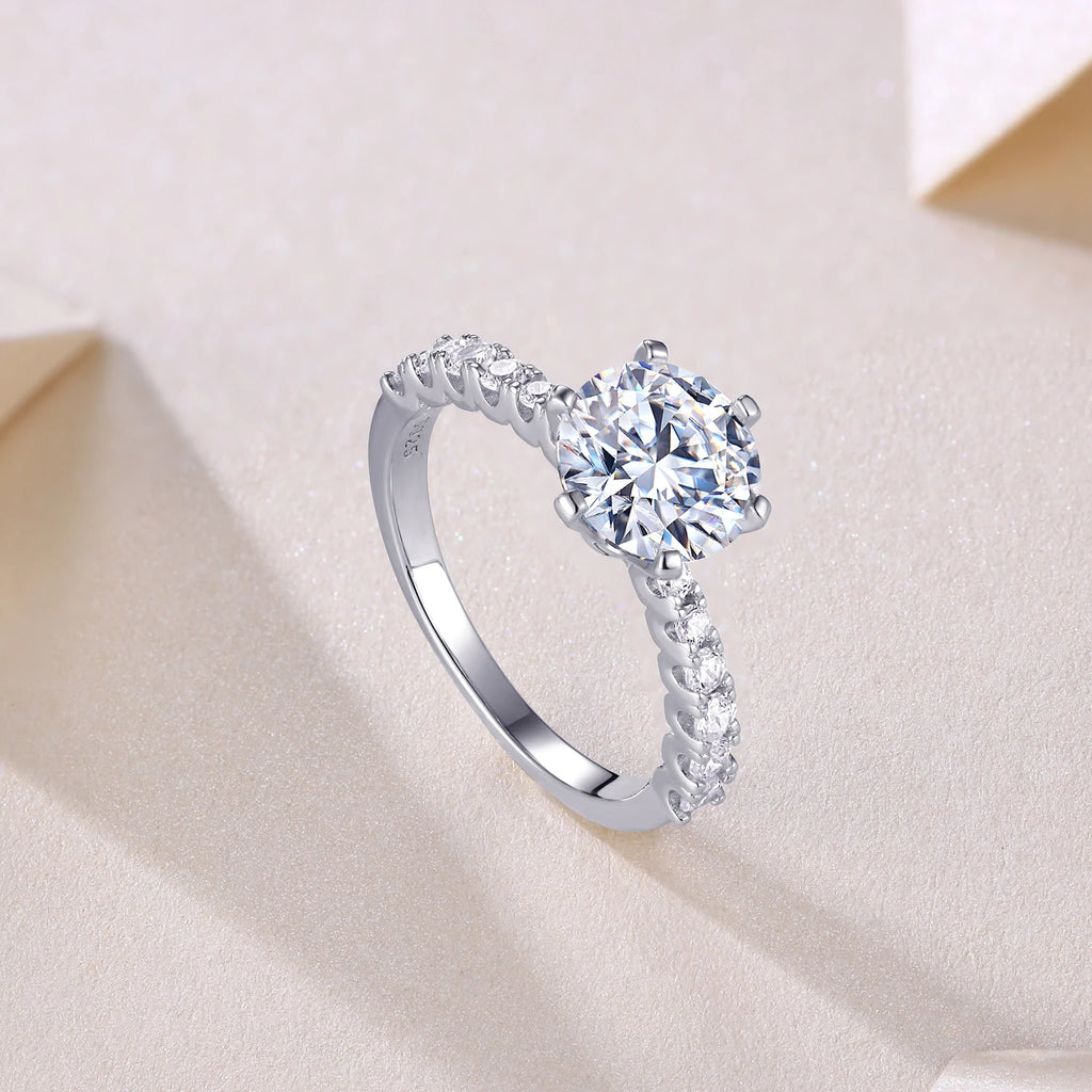 Alexandra - Round Stone Engagement Ring