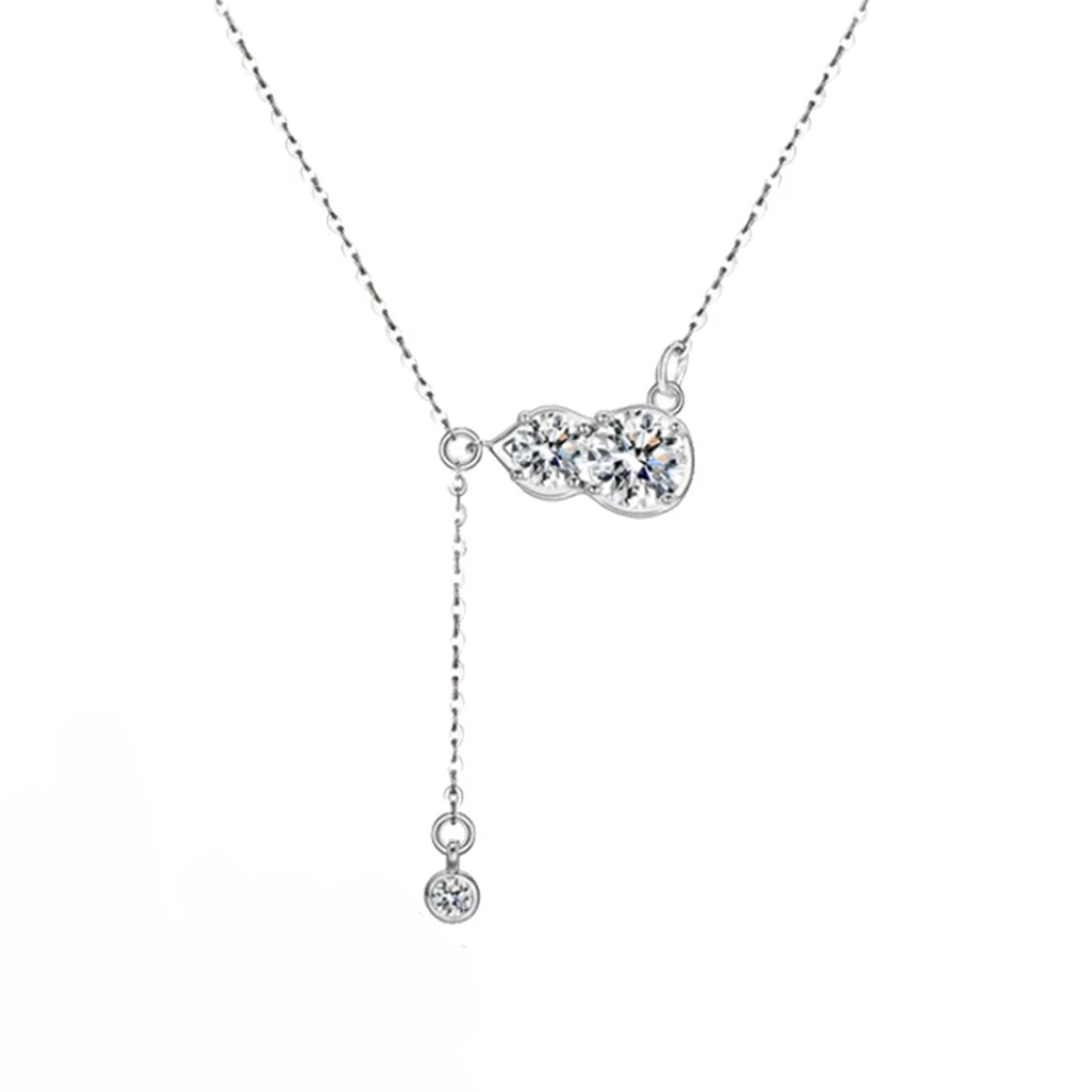 Lumina Lariat Drop Chain Necklace